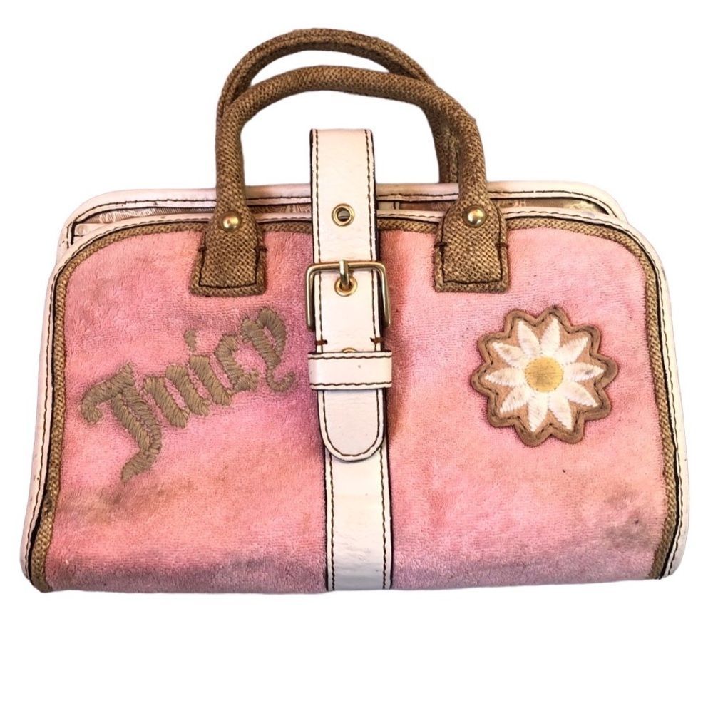 Juicy Couture Vintage Travel Makeup Bag Y2K Hard to Find Barbiecore RARE